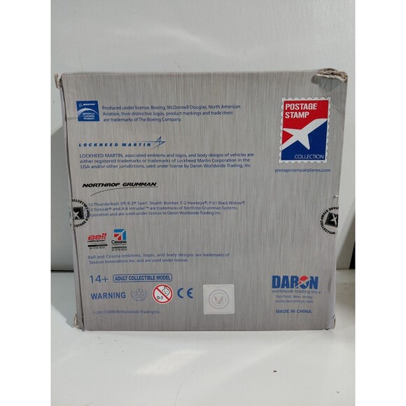 Daron Postage Stamp Collection Die Cast 1:200 Scale C-130T Fat Albert Blue Angle - Picture 10 of 10